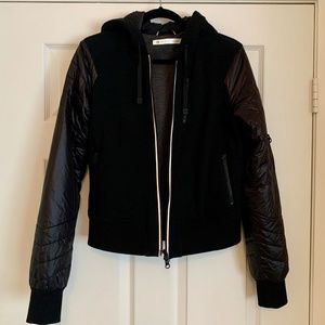 Black Blanc Noir Insulated Bomber EUC